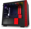 H210i Black/Red Mini-ITX Case with Lighting and Fan control